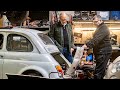 Classic fiat 500 upgrade part 1 engine gets removed but what horrors are hiding inside