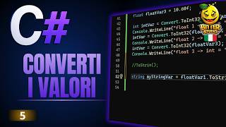 Tutorial c# - Converti le variabili