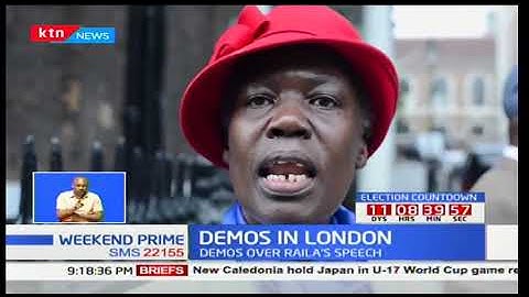 DEMOS IN LONDON: Pro-Raila, Pro-Uhuru groups meet