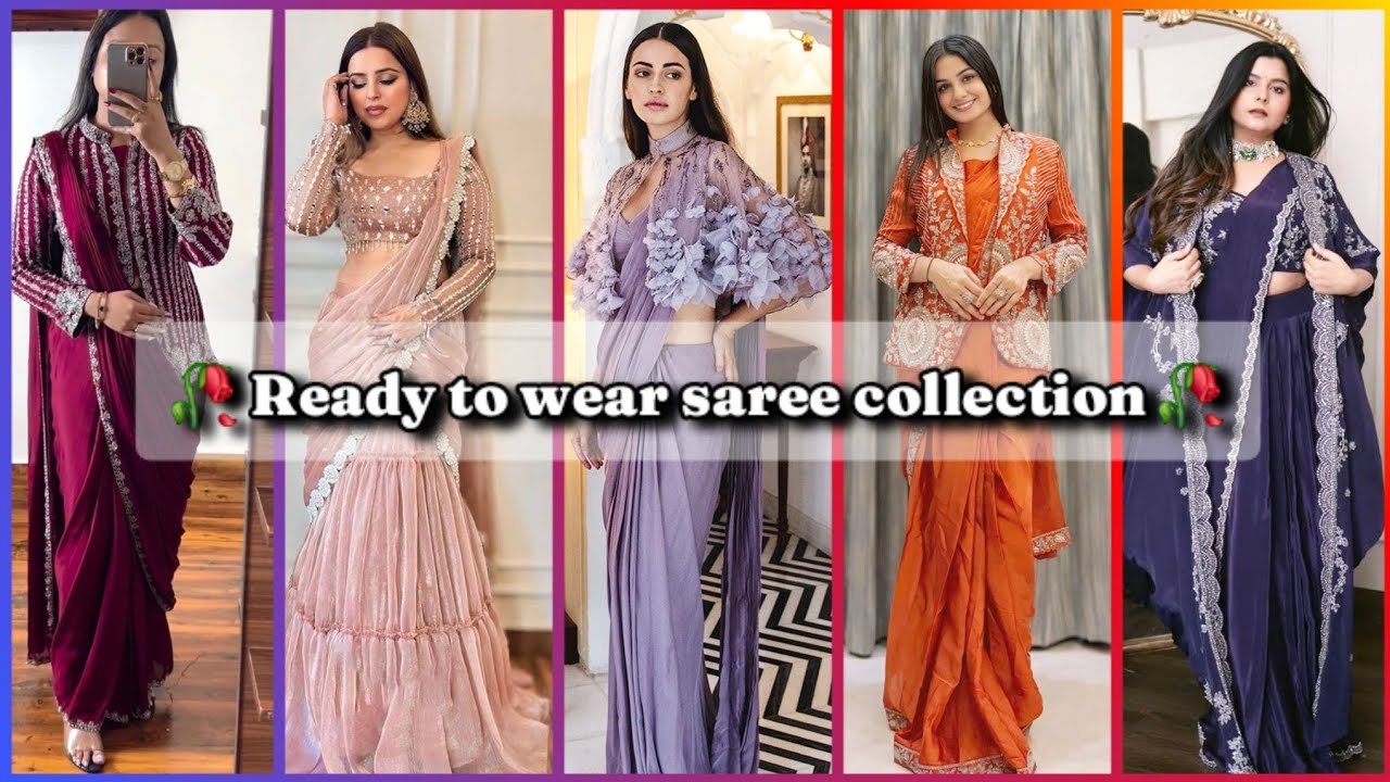 Latest Saree Collection 2026 |Bollywood Saree Design Trending Ready to Wear Saree
