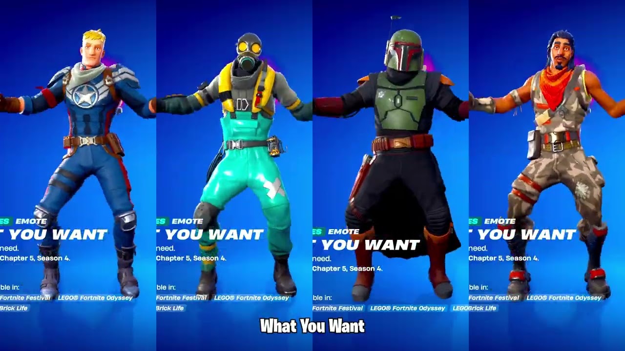 ALL NEW FORTNITE SKINS & ICON SERIES EMOTES!