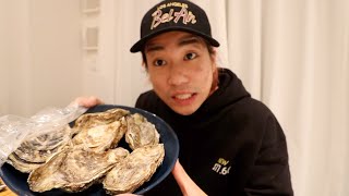 牡蠣パーティーだ！！バンザーイ！！