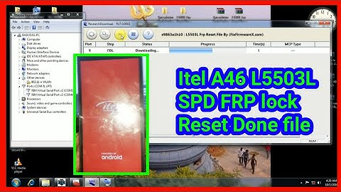 itel a46 (L5503) spd frp lock reset done file l itel a46 frp unlock