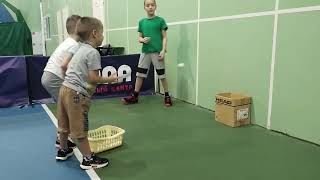 Упражнения для самых маленьких теннисистов