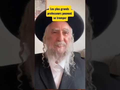 Les plus grands professeurs peuvent se tromper