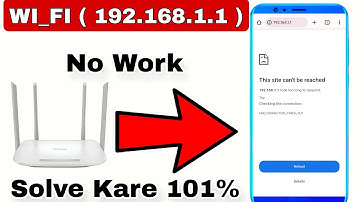 Fix Problem /192.168.1.1 page isn"t working | This site can