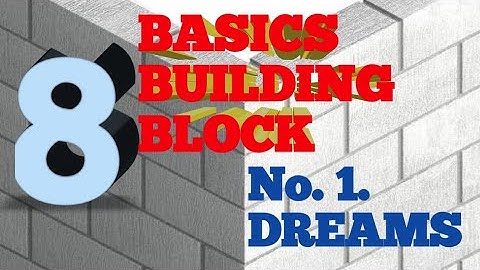 8 basics building block 1. DREAM Tamil