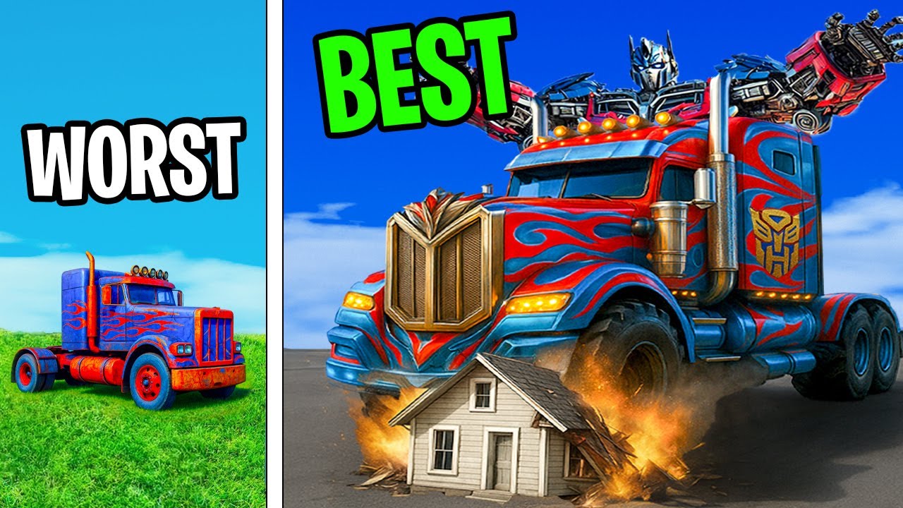 Upgrading to Best Transformer Car on GTA 5