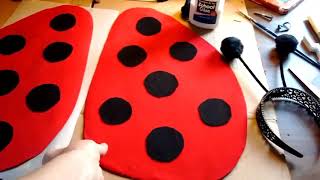 Lady Bug #Costume #craft for #halloween! It's Easy, Quick, Simple & Cute!