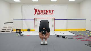 Toes Elevated Hanging Hamstring Stretch