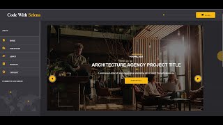Details creative responsive personal portfolio website template using html css and js for beginner part 1 Update