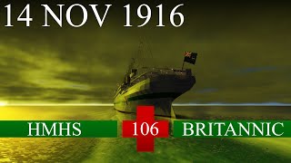 HMHS Britannic: The Timeline - 14 November 1916
