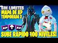 INFINITO MAPA DE XP FORTNITE TEMPORADA 2 COMO SUBIR RAPIDO DE NIVEL PASE DE BATALLA
