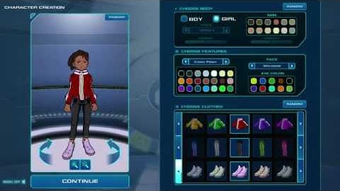 FusionFall Legacy Character Creation (Female)