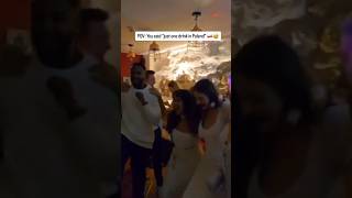 Just ONE drink in Poland… Yeah Right🤣🍻 #poland #travel #polishgirl #nightlife