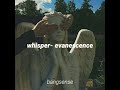 Evanescence- Whisper (tradução/legendado)