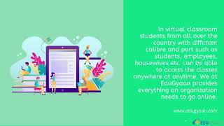 EduGyaan Virtual Classroom Software | Take live online classes & get the recording automatically