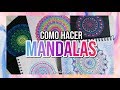 COMO HAGO MIS MANDALAS - Tutorial como hacer mandalas / DanielaGmr ♥