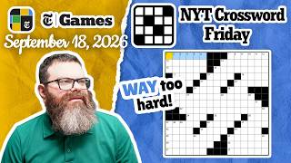 Learning Crossword Week 118 | NYT Crossword Friday September 18, 2026