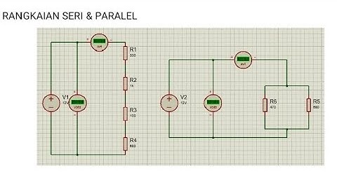 Simulasi Rangkaian Seri&Paralel| menggunakan Aplikasi Proteus 8 