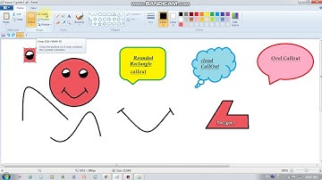 Grade Video on Paint Program Chapter 2 :Crop,Rotate ,Color Picker tool and learning new shapes.
