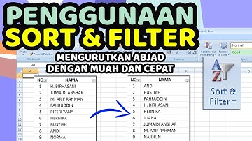 Cara Sort dan Filter Data di Microsoft Excel - Mengurutkan dan Menyaring Data