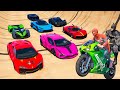 DESAFIO NOVO DO HOMEM ARANHA &amp; HERÓIS com CARROS - GTA V