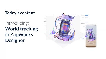 Introducing World Tracking in ZapWorks Designer