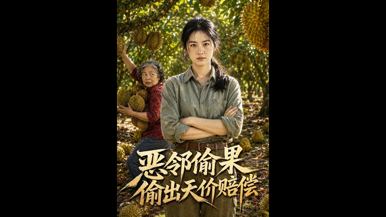 💥【一口氣看完】《惡鄰偷果，偷出天價賠償》#短劇 #AI短劇 #逆襲 #drama #爽劇 #鯊魚先生🦈