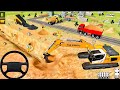Real Jcb Excavator Simulator 3D Game || Road Construction Jcb Simulator Game ||#game