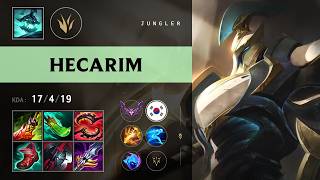 Hecarim Jungle vs Elise - KR Master Patch 26.19