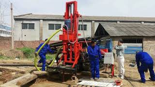 Crawler Electric Motor  200m Depth Water Well Drilling Rig