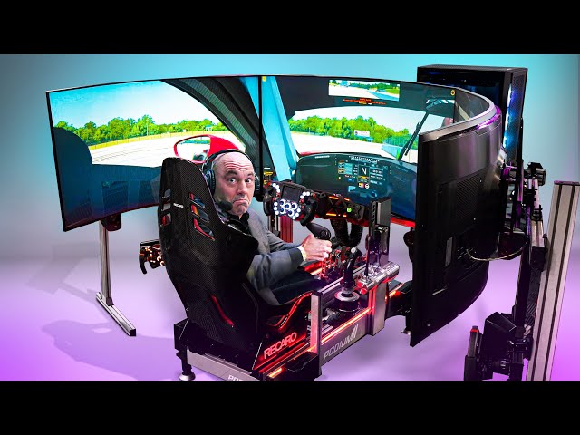 Building Joe Rogan A Custom Racing Simulator class=