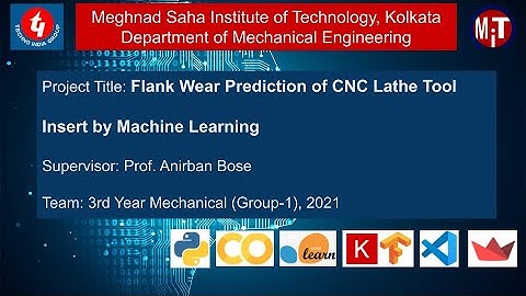 Flank Wear Prediction of CNC Lathe Tool Insert by Machine Learning