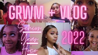 GRWM: My First & Last HOCO + Homecoming Vlog 2022 💖