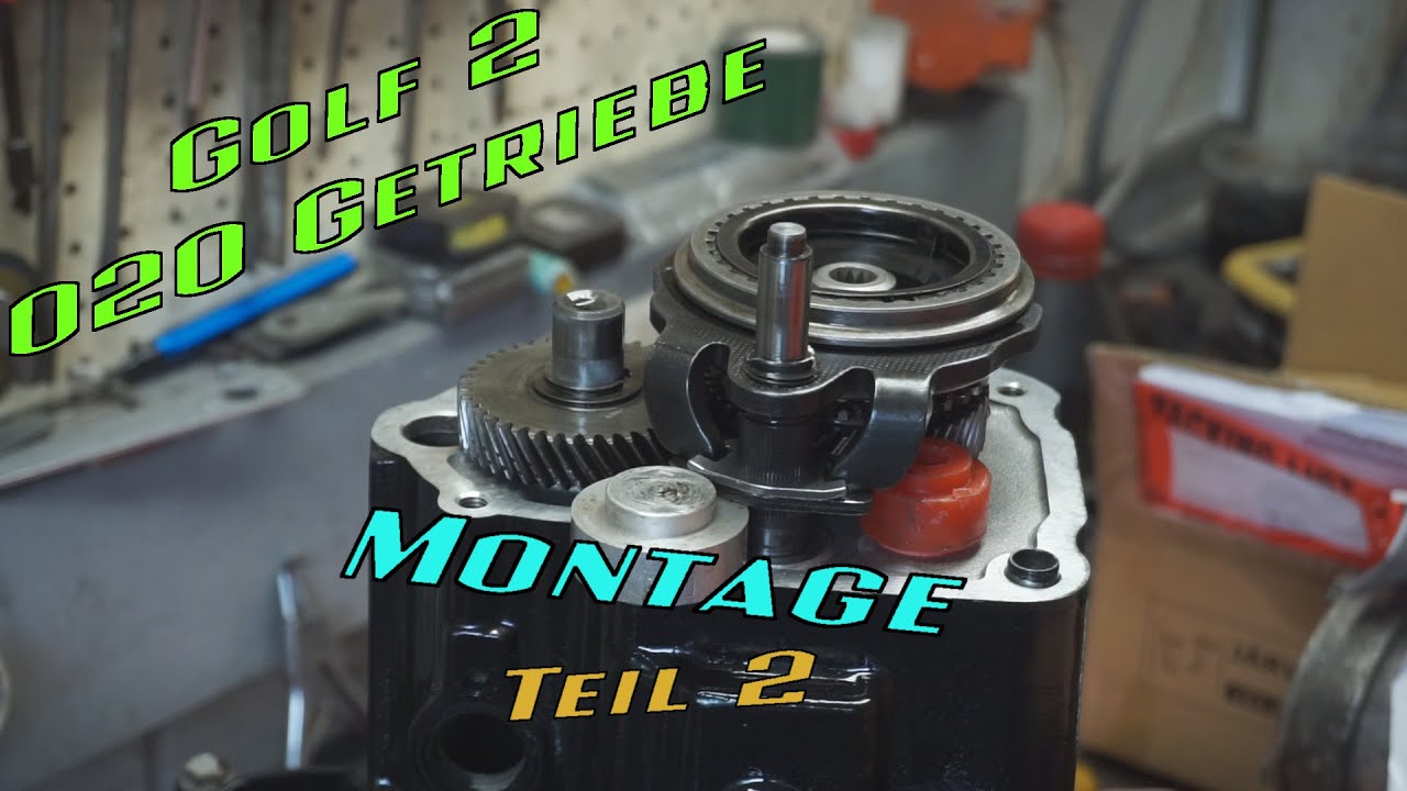 Golf 2 020 Getriebe Montage Teil 2