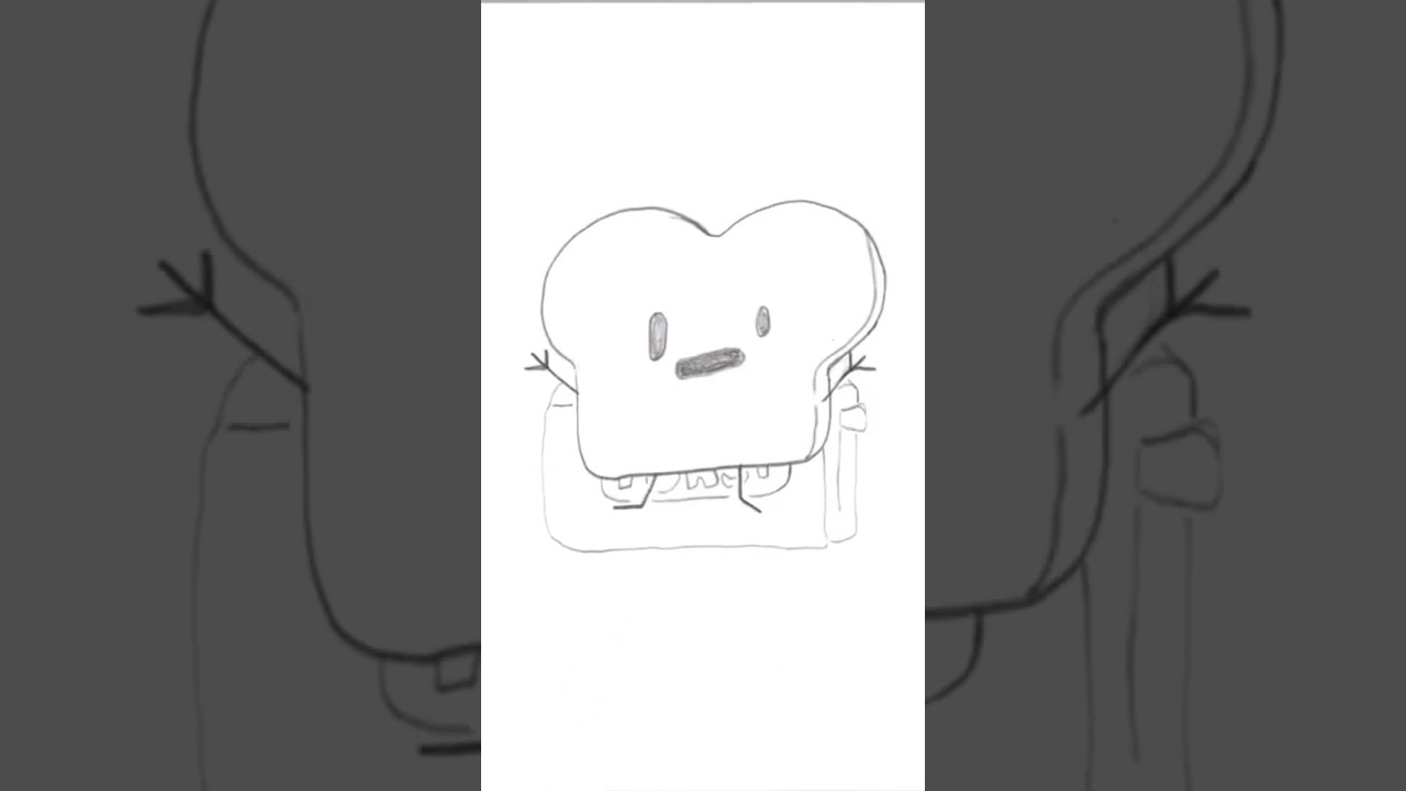 My experience at film school so far… his name is Toast Burt #burnttoast #toast #animation #drawing
