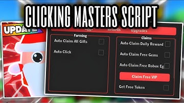 🔥Roblox Clicking Masters🔥| Script - Get Free Robux Egg, Auto Rebirth. Auto Click & More