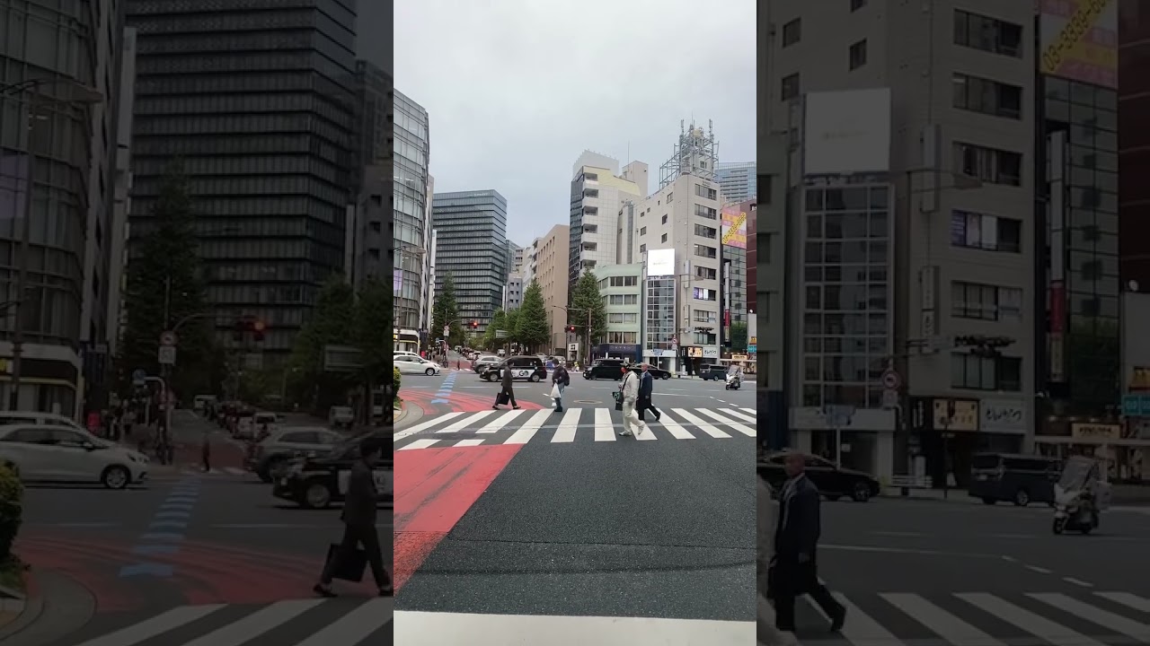 The Tokyo street view Kanda station street walking fun experience