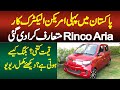 Pakistan Me Pehli American Electric Car Rinco Aria Mutarif-Price?Booking Kaise Hogi?Complete Review
