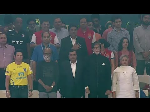 AR Rehman Singing National Anthem Of India Hero ISL Football