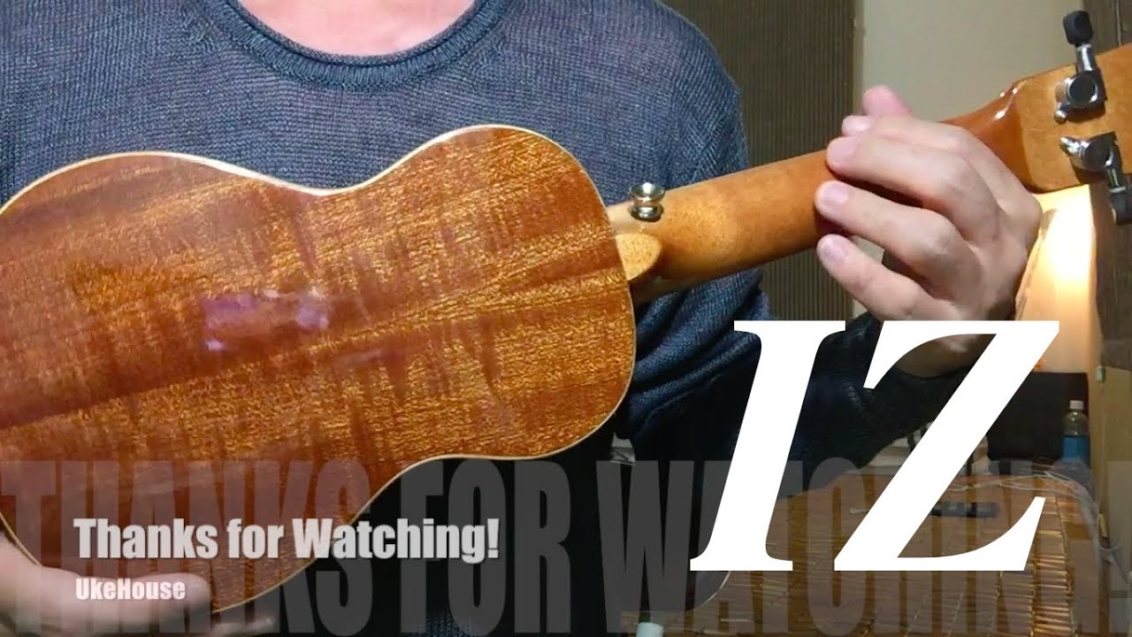 ウクレレ探訪#8.5】ウスレレ「IZ」 おまけレビュー - YouTube