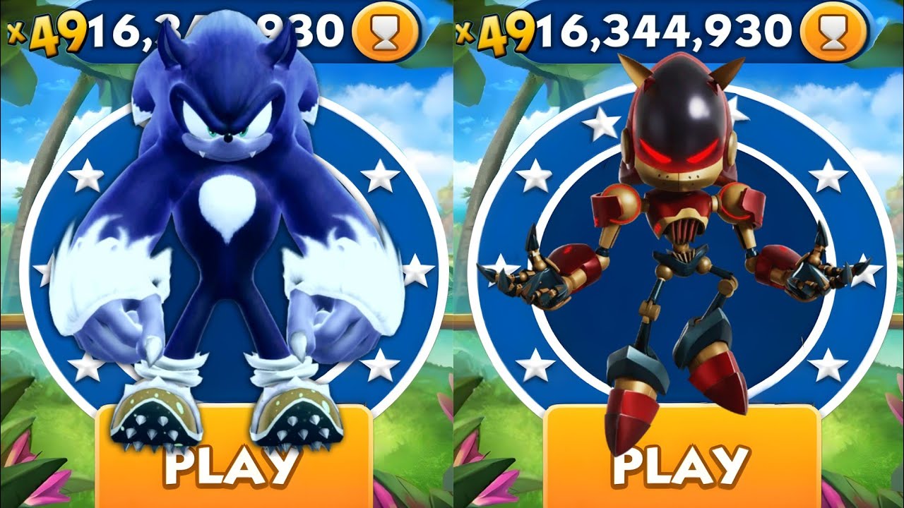 Sonic Dash - Werehog EXE VS Grim Sonic _ Movie Sonic vs All Bosses Zazz ...