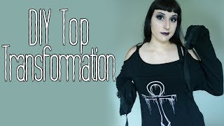 DIY Widow Ankh top transformation @Orphea333
