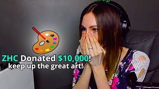 I Donated Money To Twitch Artists | ZHC