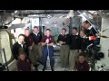 The STS-135 Atlantis - Crew Farewell Ceremony and Hatch Closing