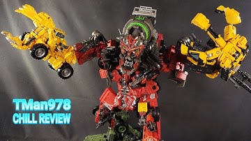 Transformers Studio Series Constructicon Recap & Devastator CHILL REVIEW