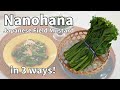 Field mustard taste of japan 3 quick and healthy nanohana  recipes you must try spring detox