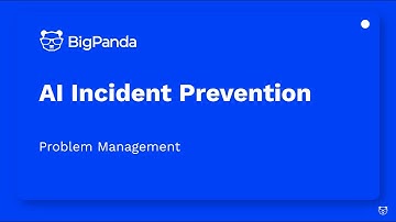 BigPanda Problem Management demo