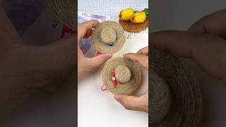 Title: &quot;May Day Craft: DIY Straw Hat Hairpins&quot;Hashtags: #MayDayCrafts #HandmadeHairpins #DIYCrafts